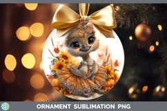 GorgeousFarm Cute Thanksgiving Ornament design.