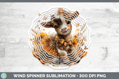 GorgeousFarm Cute Thanksgiving Wind Spinner design.