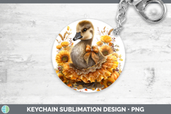 GorgeousFarm Cute Thanksgiving Keychain design.