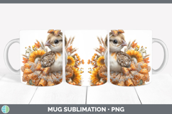 GorgeousFarm Cute Thanksgiving Mug Wrap design.