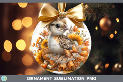 GorgeousFarm Cute Thanksgiving Ornament design.