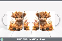 GorgeousFarm Cute Thanksgiving Mug Wrap design.