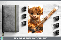 GorgeousFarm Cute Thanksgiving Pen Wrap design.