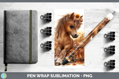 GorgeousFarm Cute Thanksgiving Pen Wrap design.