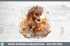 GorgeousFarm Cute Thanksgiving Wind Spinner design.