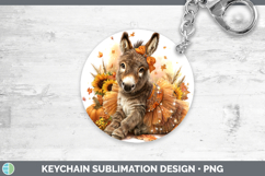 GorgeousFarm Cute Thanksgiving Keychain design.