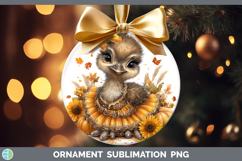 GorgeousFarm Cute Thanksgiving Ornament design.