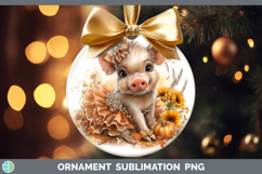 GorgeousFarm Cute Thanksgiving Ornament design.