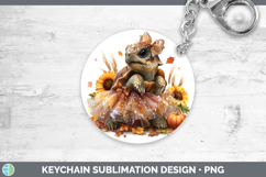 GorgeousFarm Cute Thanksgiving Keychain design.