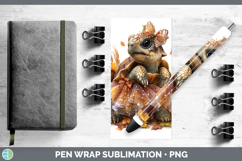GorgeousFarm Cute Thanksgiving Pen Wrap design.