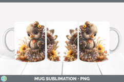 GorgeousFarm Cute Thanksgiving Mug Wrap design.