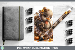 GorgeousFarm Cute Thanksgiving Pen Wrap design.