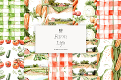 GlamArtZhanna, Farm digital paper, Farm pattern, Farm background, vegetables paper, vegetables pattern, Farm illustrations, Life on the Farm, Summer paper, Summer pattern, Autumn paper, Autumn pattern, Rustic farm paper, Cottage Farm paper