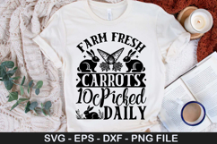 Farm fresh carrots 10c - Easter SVG Design Product Image 1