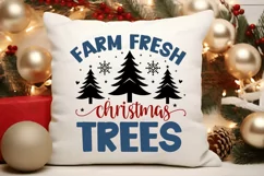 Farm Fresh Christmas Trees SVG , Christmas SVG Design Product Image 2
