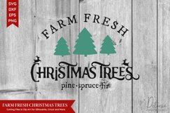 farm fresh christmas trees svg sign decorating farmhouse style