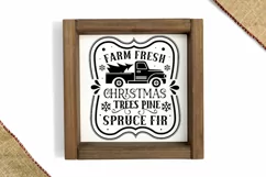 Farm Fresh Christmas SVG , Farmhouse Christmas SVG Design Product Image 2