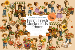 Farm Fresh Market Kids Edition Clipart Set Product Image 1