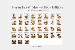 Farm Fresh Market Kids Edition Clipart Set Product Image 2