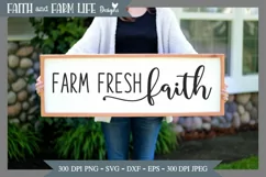 Farm Fresh Faith, Farmhouse svg Product Image 1