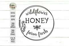 Farm Fresh Honey Round SVG/Sublimation Product Image 4