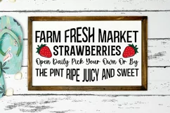 Farm Fresh Market SVG, Farmhouse Sign SVG Design Product Image 3