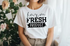 Farm Fresh Produce SVG, Farmhouse Sign Design Product Image 2