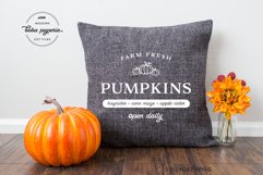 Farm Fresh Pumpkins Sign Cut file | Rustic Fall Decor png Product Image 6