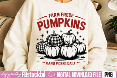 Farm Fresh Pumpkins PNG Product Image 3