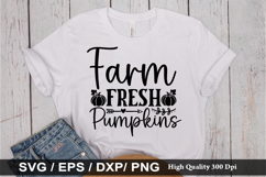 Farm fresh pumpkins SVG - Autumn Quotes Design Product Image 1
