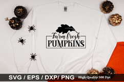 Farm fresh pumpkins SVG - Halloween Design Product Image 1