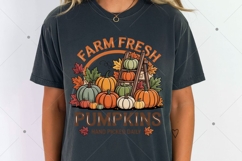 Farm Fresh Pumpkins PNG, Coquette Pumpkin Png, Coquette Fall Product Image 5