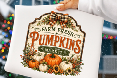 Farm Fresh Pumpkins PNG Product Image 4