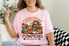 Farm Fresh Pumpkins PNG, Coquette Pumpkin Png, Coquette Fall Product Image 6