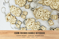 Farm Friends Dangle Keychain Collection Product Image 3