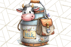 Farm Animals Clipart, Barnyard Friends PNG Cute Farm Clipart Product Image 5