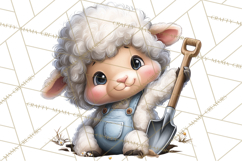 Farm Animals Clipart, Barnyard Friends PNG Cute Farm Clipart Product Image 2