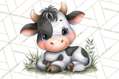 Farm Animals Clipart, Barnyard Friends PNG Cute Farm Clipart Product Image 2
