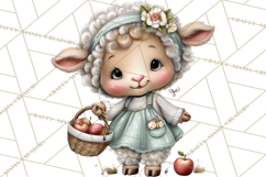 Farm Animals Clipart, Barnyard Friends PNG Cute Farm Clipart Product Image 4