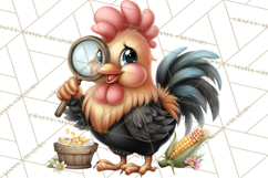 Farm Animals Clipart, Barnyard Friends PNG Cute Farm Clipart Product Image 5