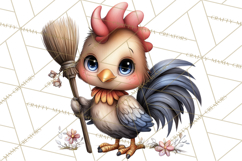 Farm Animals Clipart, Barnyard Friends PNG Cute Farm Clipart Product Image 2
