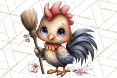 Farm Animals Clipart, Barnyard Friends PNG Cute Farm Clipart Product Image 2