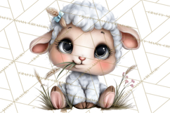 Farm Animals Clipart, Barnyard Friends PNG Cute Farm Clipart Product Image 2