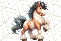 Farm Animals Clipart, Barnyard Friends PNG Cute Farm Clipart Product Image 4
