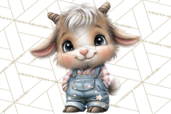 Farm Animals Clipart, Barnyard Friends PNG Cute Farm Clipart Product Image 3