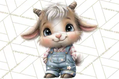 Farm Animals Clipart, Barnyard Friends PNG Cute Farm Clipart Product Image 3