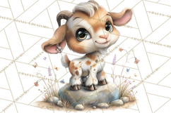 Farm Animals Clipart, Barnyard Friends PNG Cute Farm Clipart Product Image 5