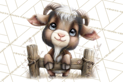 Farm Animals Clipart, Barnyard Friends PNG Cute Farm Clipart Product Image 3