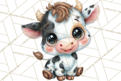 Farm Animals Clipart, Barnyard Friends PNG Cute Farm Clipart Product Image 4