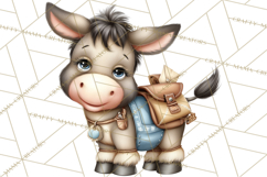 Farm Animals Clipart, Barnyard Friends PNG Cute Farm Clipart Product Image 5